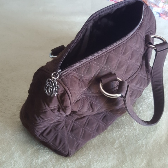 Vera Bradley Retired Classic Brown purse - Picture 6 of 8